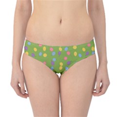 Balloon Grass Party Green Purple Hipster Bikini Bottoms by BangZart