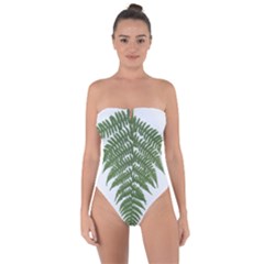 Boating Nature Green Autumn Tie Back One Piece Swimsuit by BangZart
