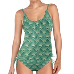 Green Fan  Tankini Set by NouveauDesign