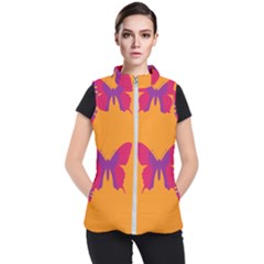 Butterfly Wings Insect Nature Women s Puffer Vest by Celenk