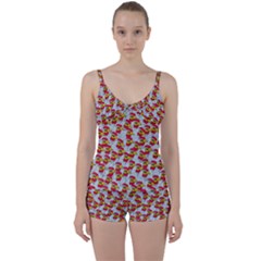 Chickens Animals Cruelty To Animals Tie Front Two Piece Tankini by Celenk