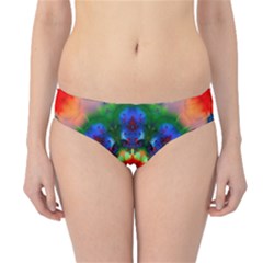 Fractal Digital Mandala Floral Hipster Bikini Bottoms by Celenk