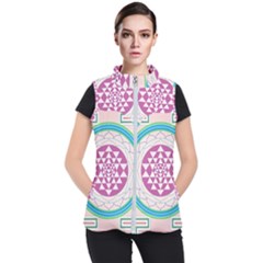 Mandala Design Arts Indian Women s Puffer Vest