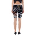 Abstract Flow River Black Yoga Cropped Leggings View2