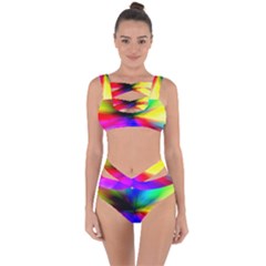 Creativity Abstract Alive Bandaged Up Bikini Set  by Celenk