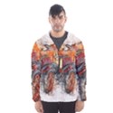 Car Old Car Art Abstract Hooded Wind Breaker (Men) View1