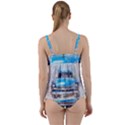 Car Old Car Art Abstract Twist Front Tankini Set View2