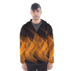 Background Light Glow Abstract Art Hooded Wind Breaker (men) by Celenk