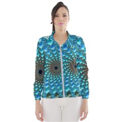 Fractal Art Design Pattern Wind Breaker (women) by Celenk