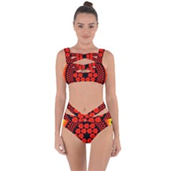 Geometry Maths Design Mathematical Bandaged Up Bikini Set 