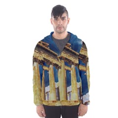 Athens Greece Ancient Architecture Hooded Wind Breaker (men) by Celenk