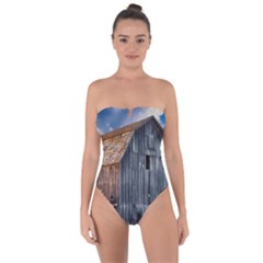 Banjo Player Outback Hill Billy Tie Back One Piece Swimsuit