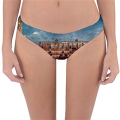 Ruin Abandoned Building Urban Reversible Hipster Bikini Bottoms by Celenk