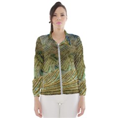 Rice Field China Asia Rice Rural Wind Breaker (women) by Celenk