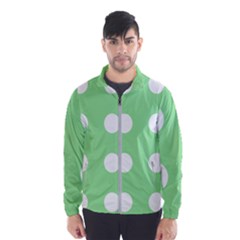 Lime Dot Wind Breaker (men) by snowwhitegirl