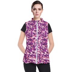 Pink Camo Women s Puffer Vest