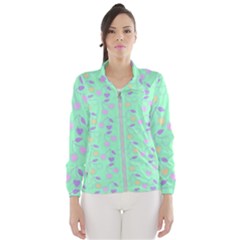 Mint Heart Cherries Wind Breaker (women)