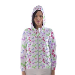 Candy Cherries Hooded Wind Breaker (women)