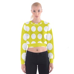 Big Dot Yellow Cropped Sweatshirt