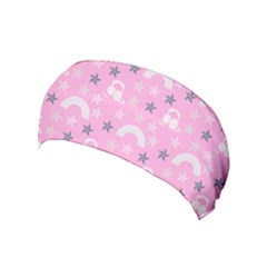 Music Star Pink Yoga Headband by snowwhitegirl