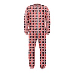 Grey Red Eggs On Pink Onepiece Jumpsuit (kids)