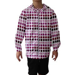 Pink Red Dots Hooded Wind Breaker (kids)