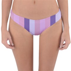 Violet Stars Reversible Hipster Bikini Bottoms