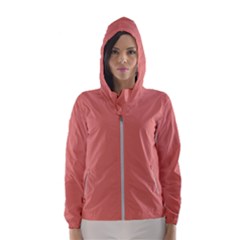 Late Peach Hooded Wind Breaker (women)