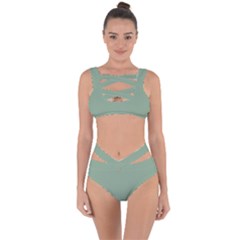 Mossy Green Bandaged Up Bikini Set 