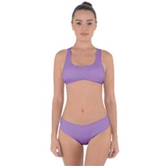 Grey Lily Criss Cross Bikini Set