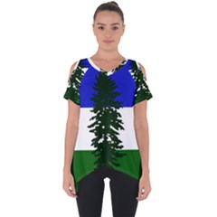 Flag Of Cascadia Cut Out Side Drop Tee by abbeyz71