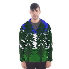 Flag Of Cascadia Hooded Wind Breaker (men) by abbeyz71