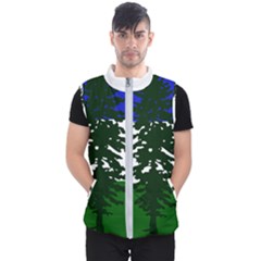 Flag Of Cascadia Men s Puffer Vest by abbeyz71