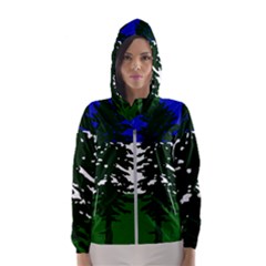 Flag 0f Cascadia Hooded Wind Breaker (women) by abbeyz71