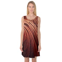 Abstract Fractal Digital Art Sleeveless Satin Nightdress by Nexatart