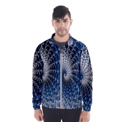 Mandelbrot Fractal Abstract Ice Wind Breaker (men) by Nexatart