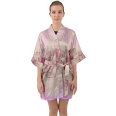 Desktop Background Abstract Quarter Sleeve Kimono Robe by Nexatart