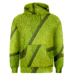 Green Leaf Plant Nature Structure Men s Pullover Hoodie