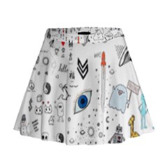 Cheerful Combo Mini Flare Skirt by BoBo