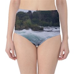 Sightseeing At Niagara Falls High-waist Bikini Bottoms by canvasngiftshop