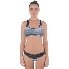 Sightseeing At Niagara Falls Cross Back Hipster Bikini Set by canvasngiftshop