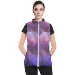 Ultra Violet Dream Girl Women s Puffer Vest by NouveauDesign