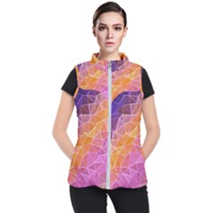 Crystalized Rainbow Women s Puffer Vest by NouveauDesign