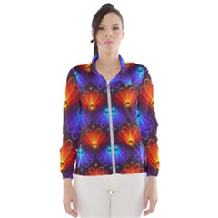 Background Colorful Abstract Wind Breaker (women) by Nexatart