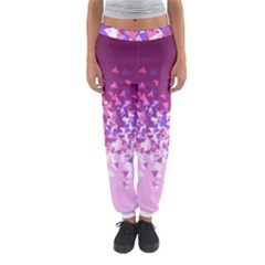 Pink Disintegrate Women s Jogger Sweatpants by jumpercat