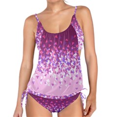 Pink Disintegrate Tankini Set by jumpercat