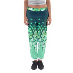 Green Disintegrate Women s Jogger Sweatpants by jumpercat