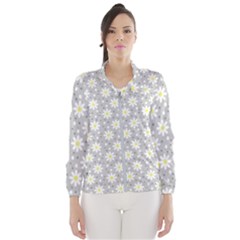 Daisy Dots Grey Wind Breaker (women)