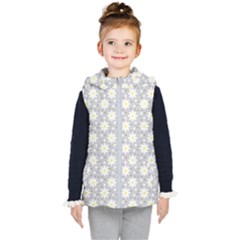 Daisy Dots Grey Kid s Puffer Vest by snowwhitegirl