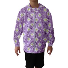 Daisy Dots Lilac Hooded Wind Breaker (kids)